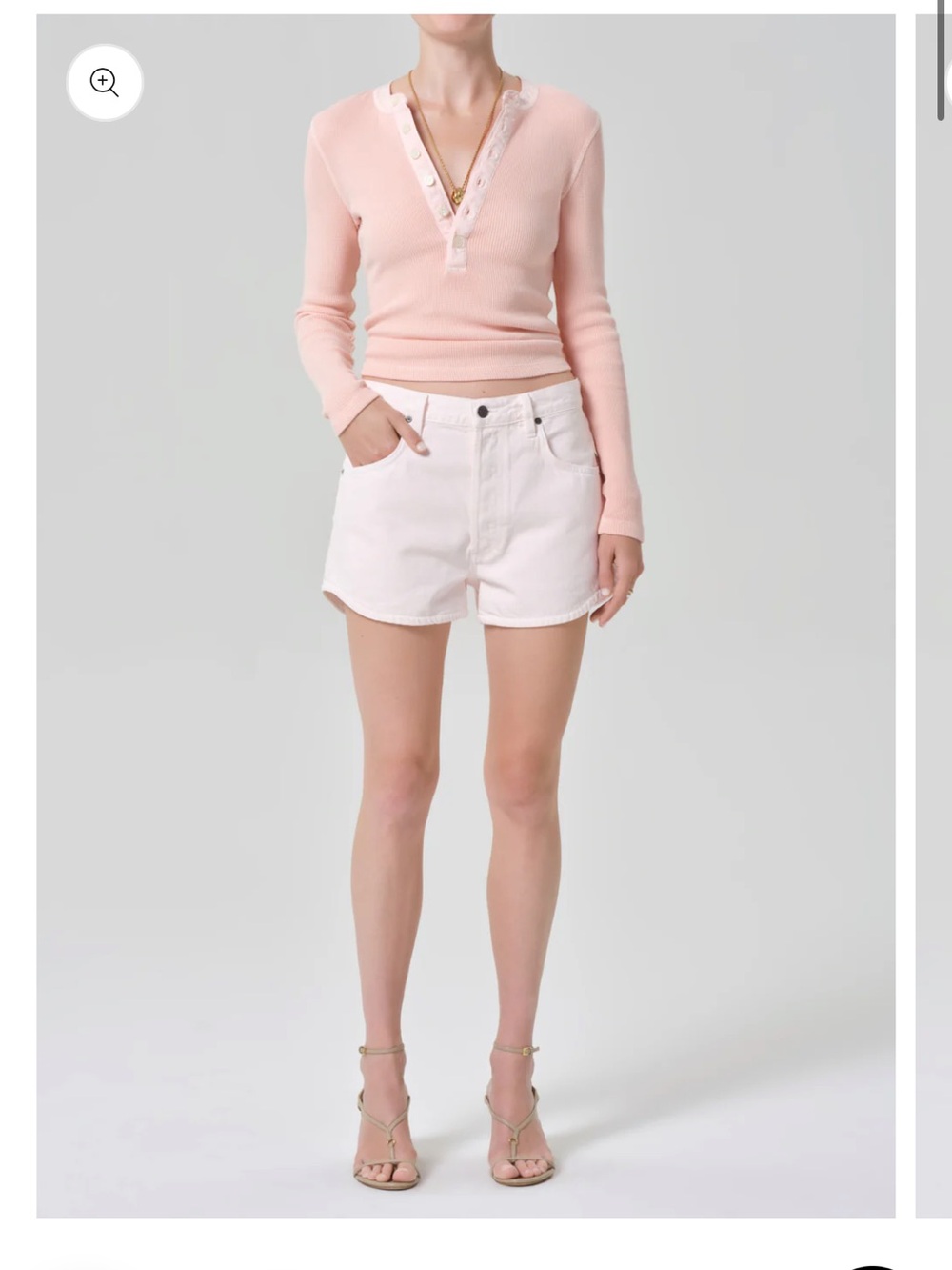 Citizens of Humanity Abita High-Rise Denim Shorts